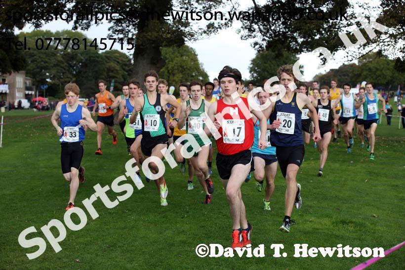 Senior mens Northern Cross Country Relays, Graves Park, Sheffield. Photo: David T. Hewitson/Sports for All Pics
